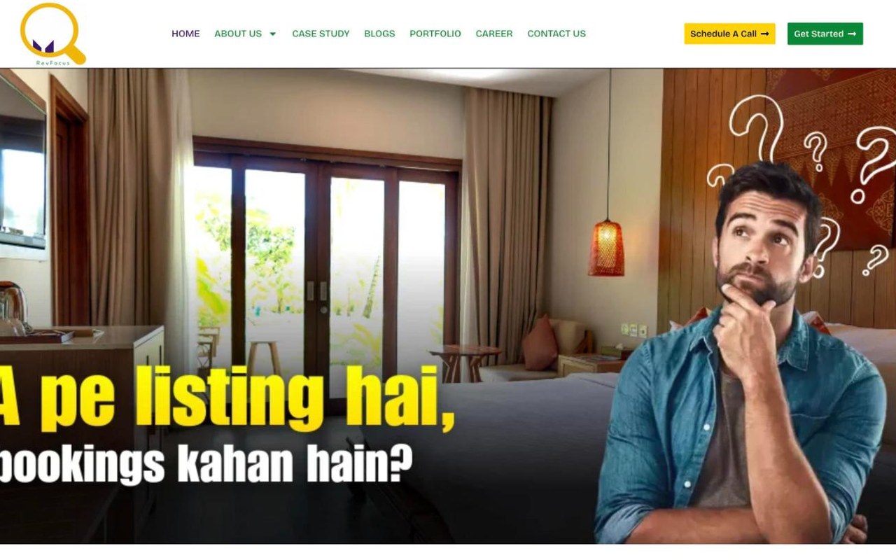 RevFocus website by Techsaar